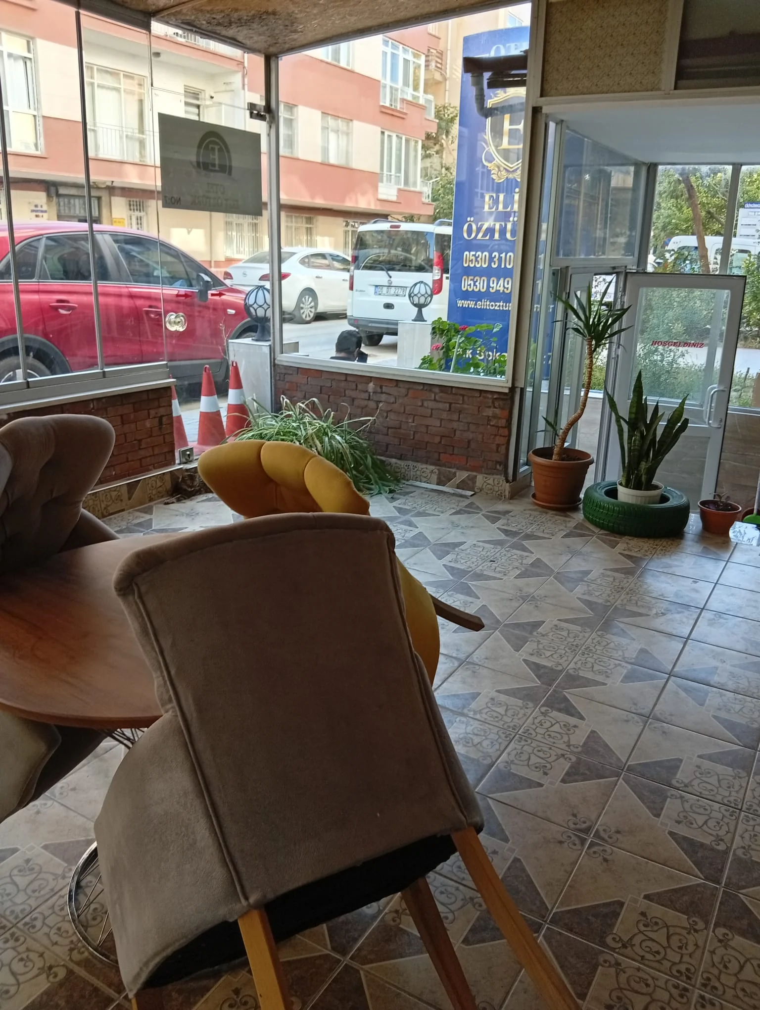 Çankaya günlük kiralık daire ortak alan görünümü